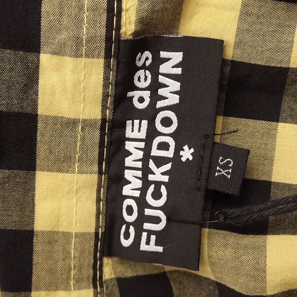 NWT, Comme des Fuckdown Tartan Logo Maxi Skirt - Picture 13 of 14